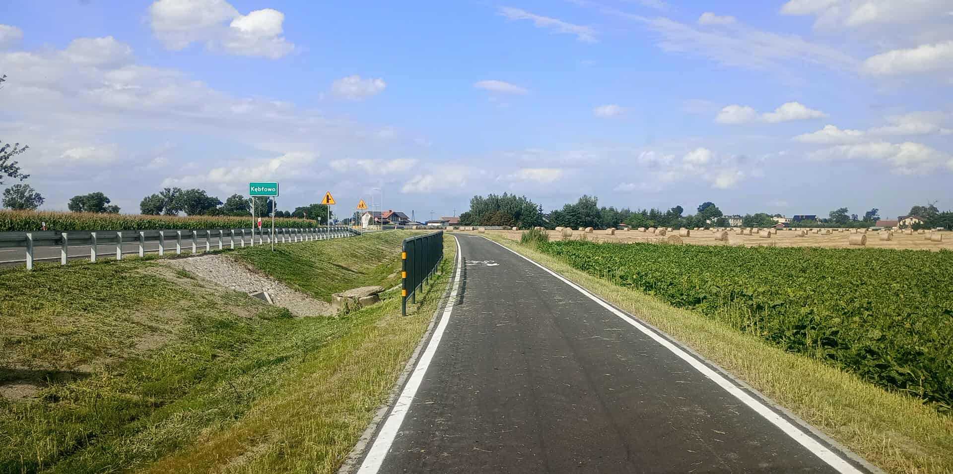 Ścieżka pieszo-rowerowa na odcinku Miłosław - Skotniki